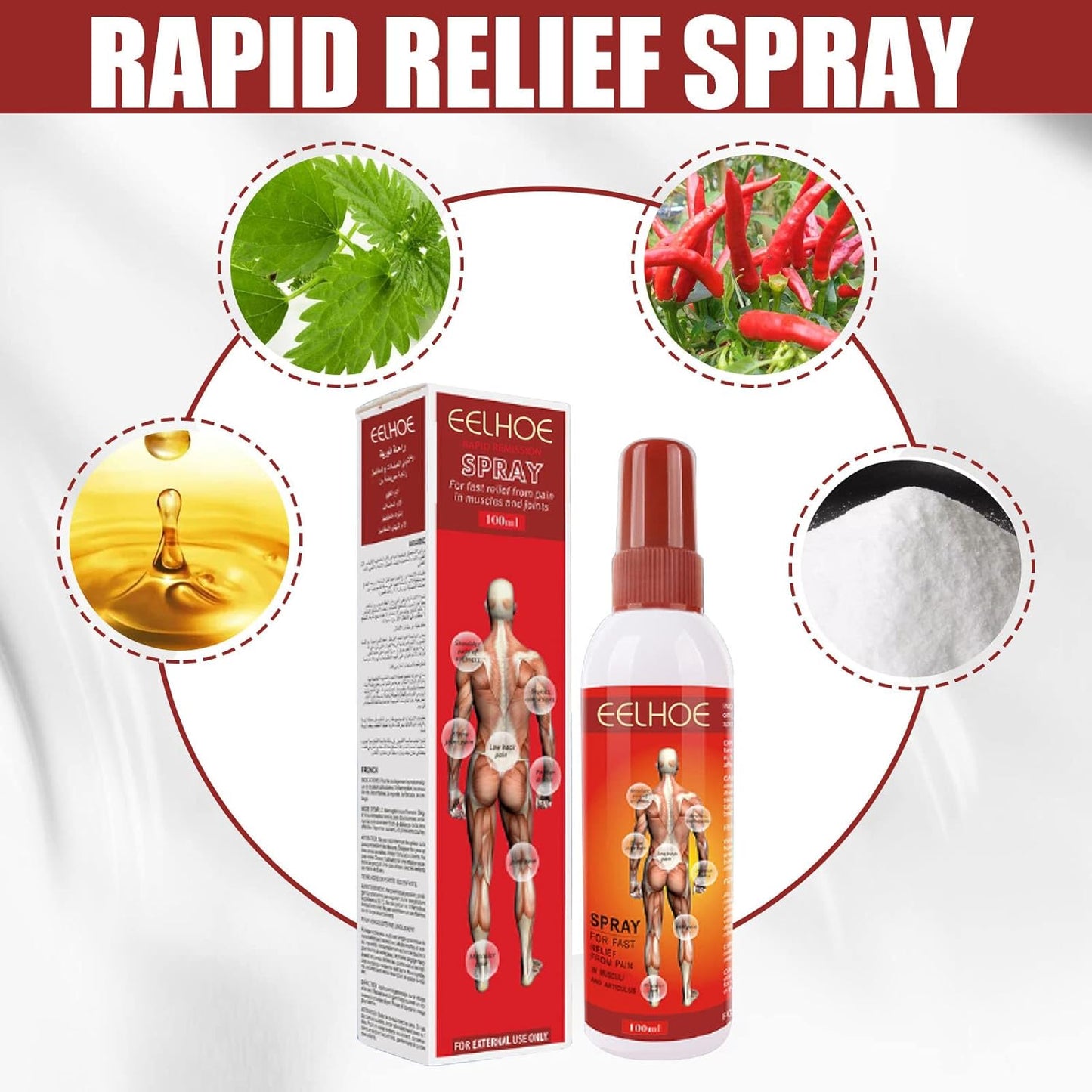 Back Pain Relief Spray