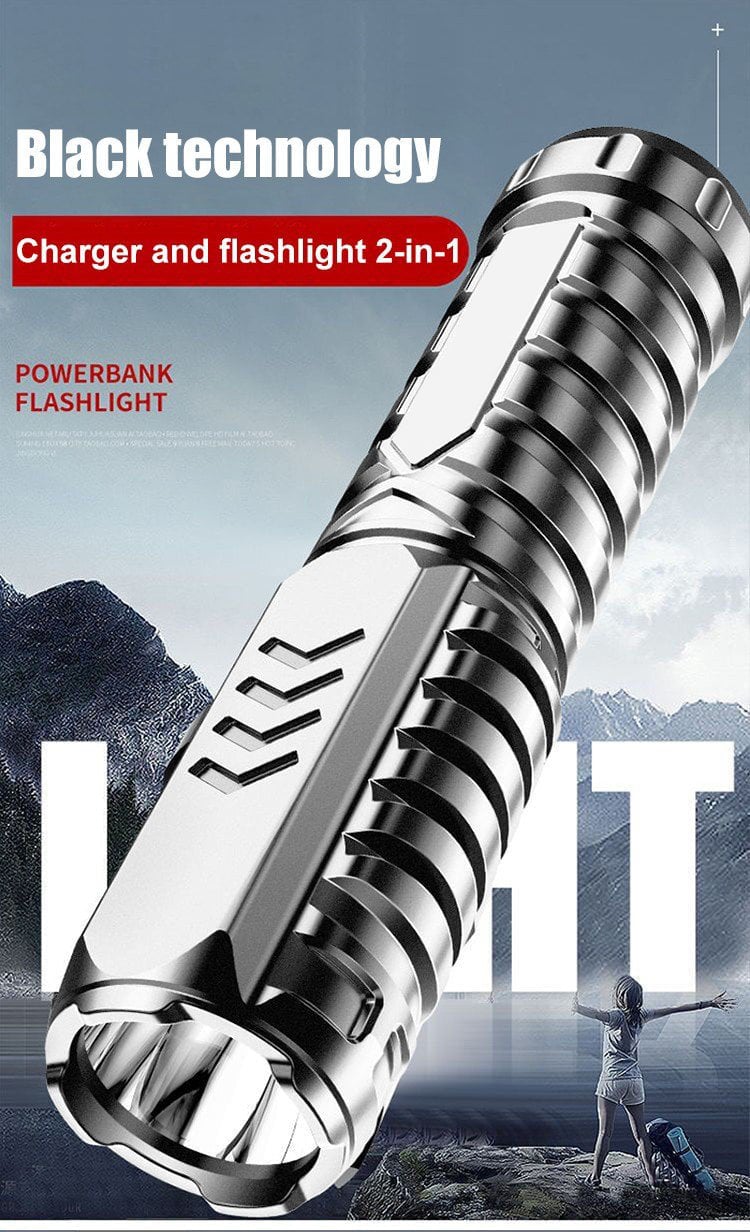 Multifunctional Rechargeable Flashlight