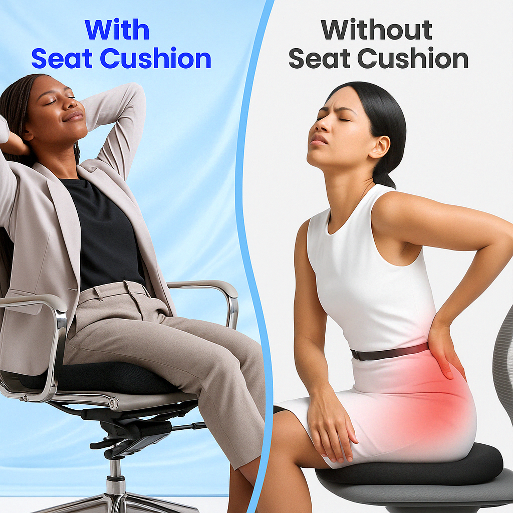 Ergonomic 3D Car seat cushion