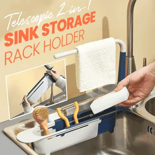 Telescopic Sink Storage Rack