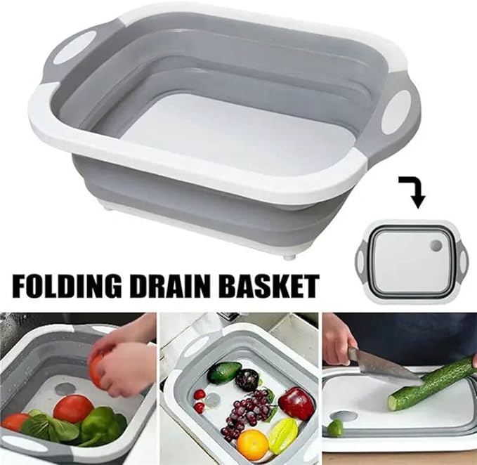 Portable Multi-function Collapsible Dish Tub