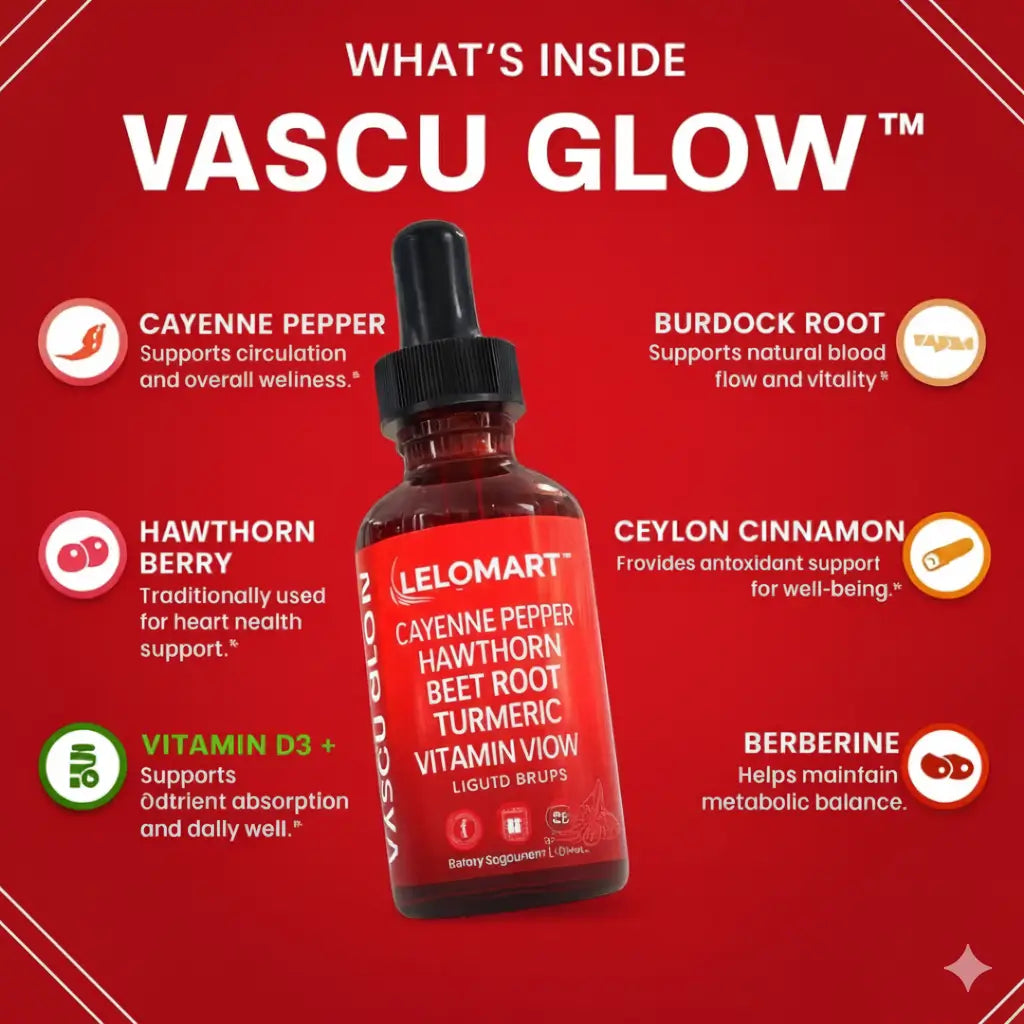 Vascu Glow Cayenne Pepper Drops