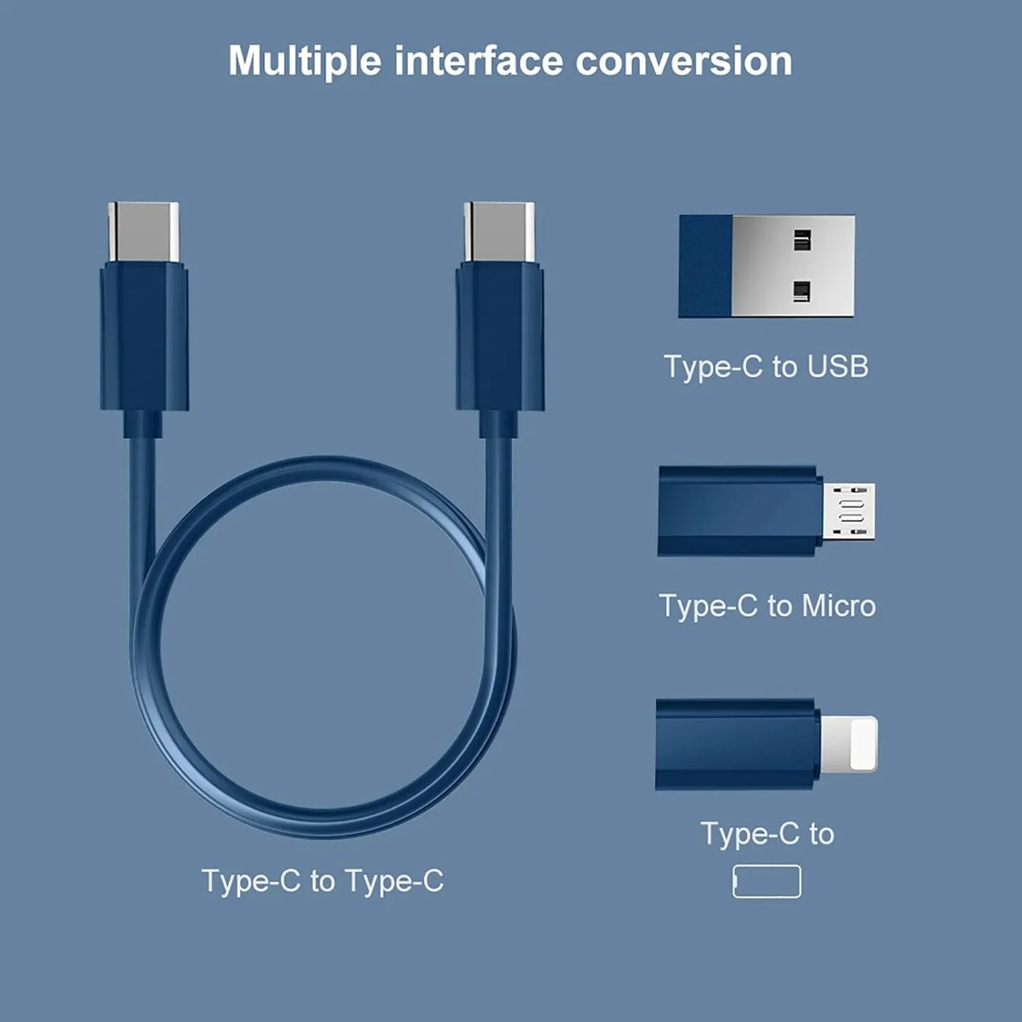Multi Charging Cable Storage Box - SIM Card Holder