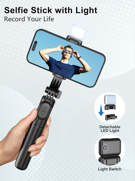 6 In 1 Wireless Bluetooth Selfie Stick
