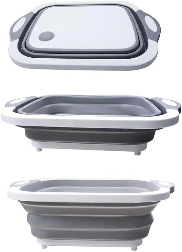 Portable Multi-function Collapsible Dish Tub