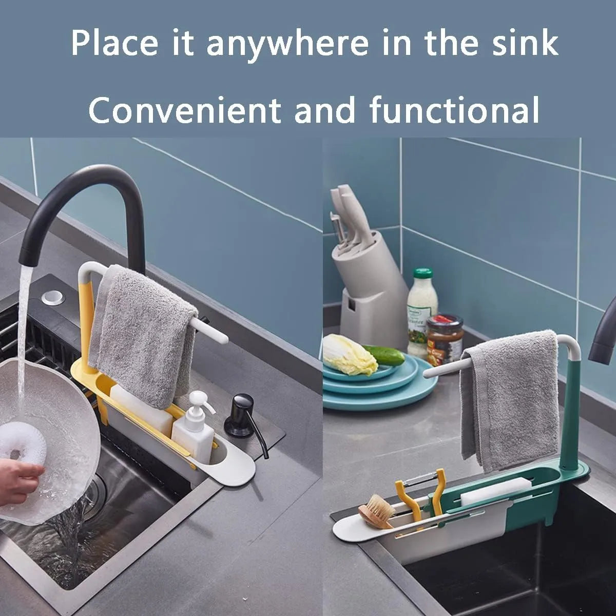 Telescopic Sink Storage Rack