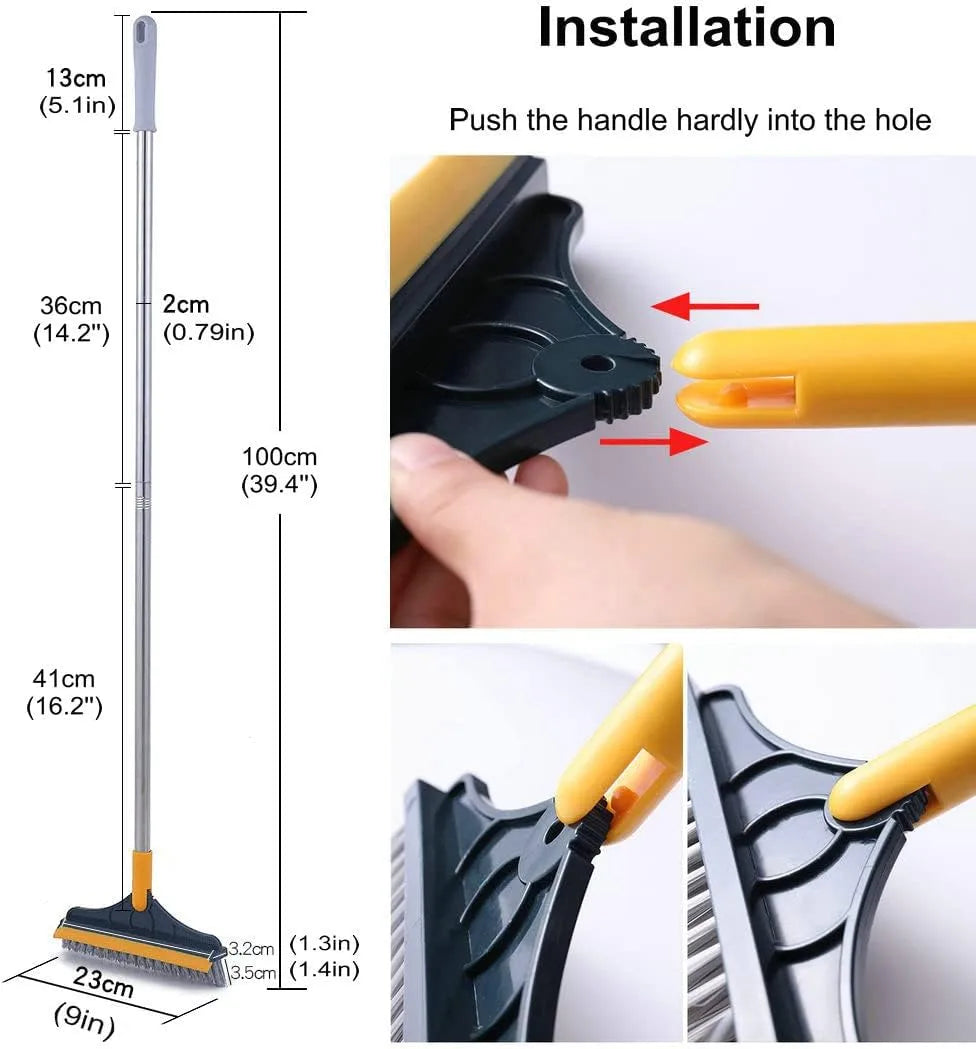 💦2 in 1 Floor Scrub Brush
