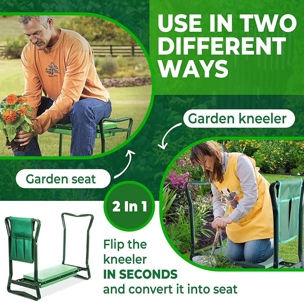 Multifunctional Kneeler Seat + Free Tool Pouch