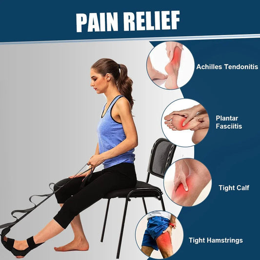 Stretch Strap for Flexibility & Back Pain Relief