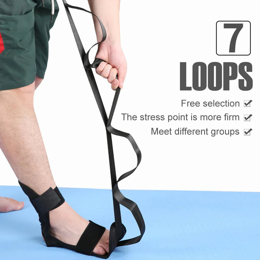 Stretch Strap for Flexibility & Back Pain Relief